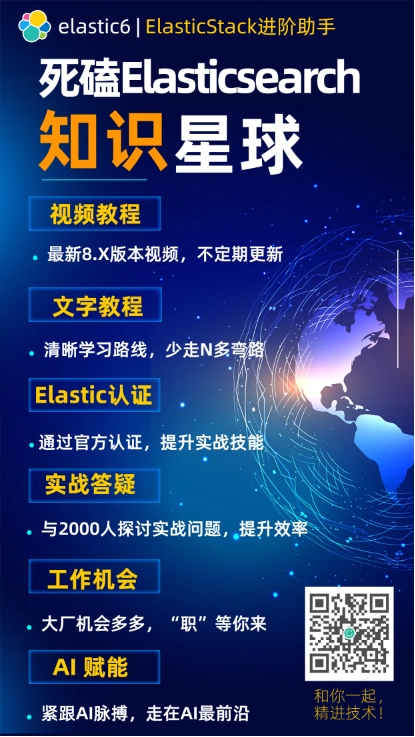死磕Elasticsearch知识星球宣传海报